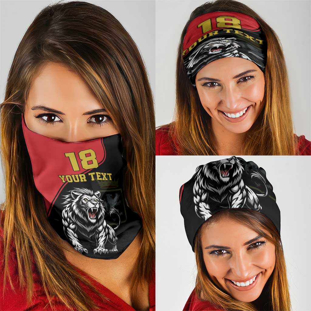 Custom Aosta Valley Neck Gaiter Lion Sporty Style LT18