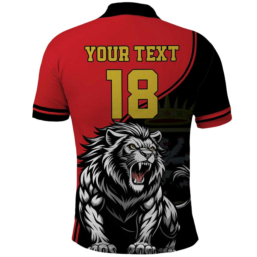 Custom Aosta Valley Polo Shirt Lion Sporty Style LT18