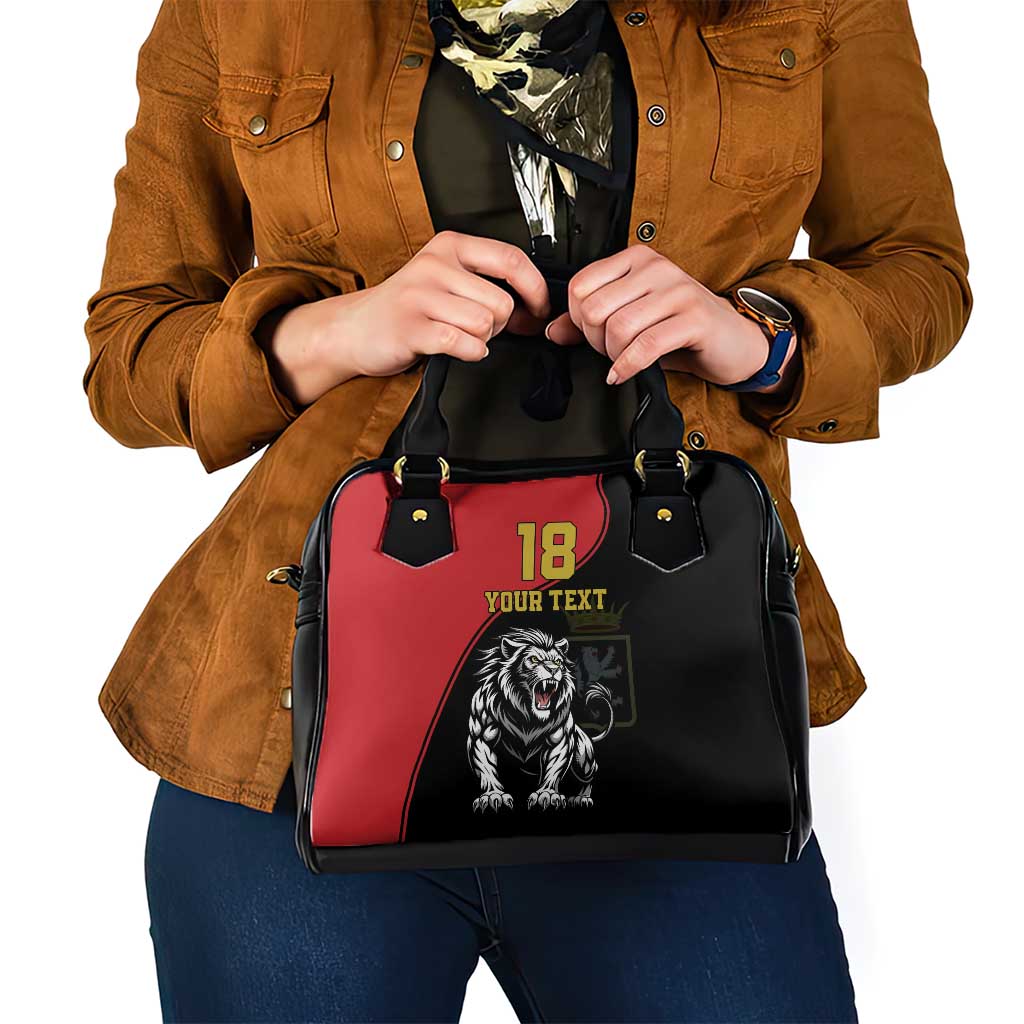Custom Aosta Valley Shoulder Handbag Lion Sporty Style LT18