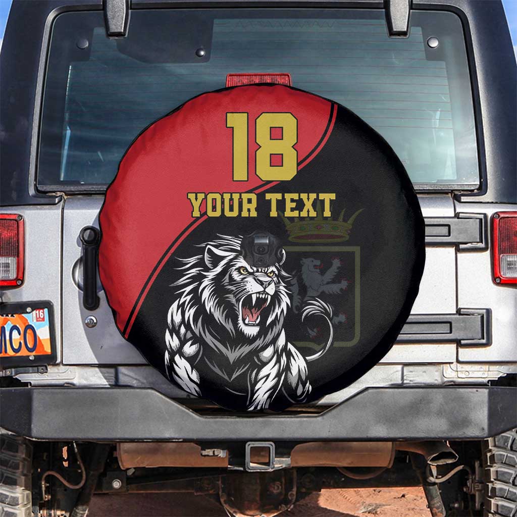 Custom Aosta Valley Spare Tire Cover Lion Sporty Style LT18