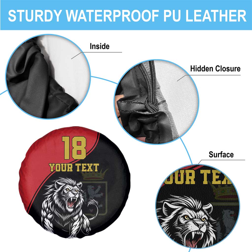 Custom Aosta Valley Spare Tire Cover Lion Sporty Style LT18