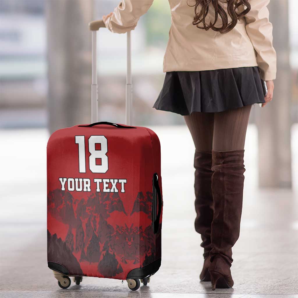 Custom Aosta Valley Luggage Cover Mont Blanc Sporty Style LT18