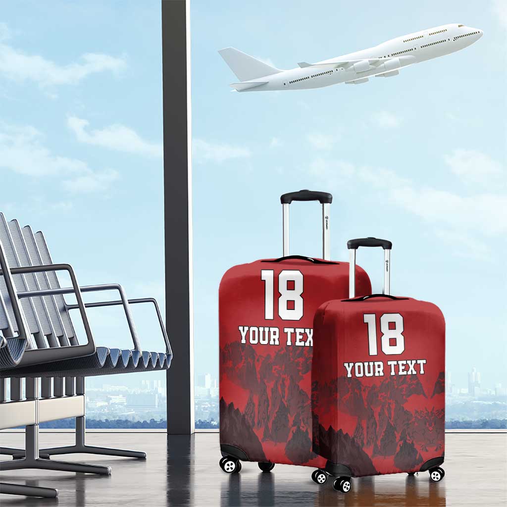 Custom Aosta Valley Luggage Cover Mont Blanc Sporty Style LT18
