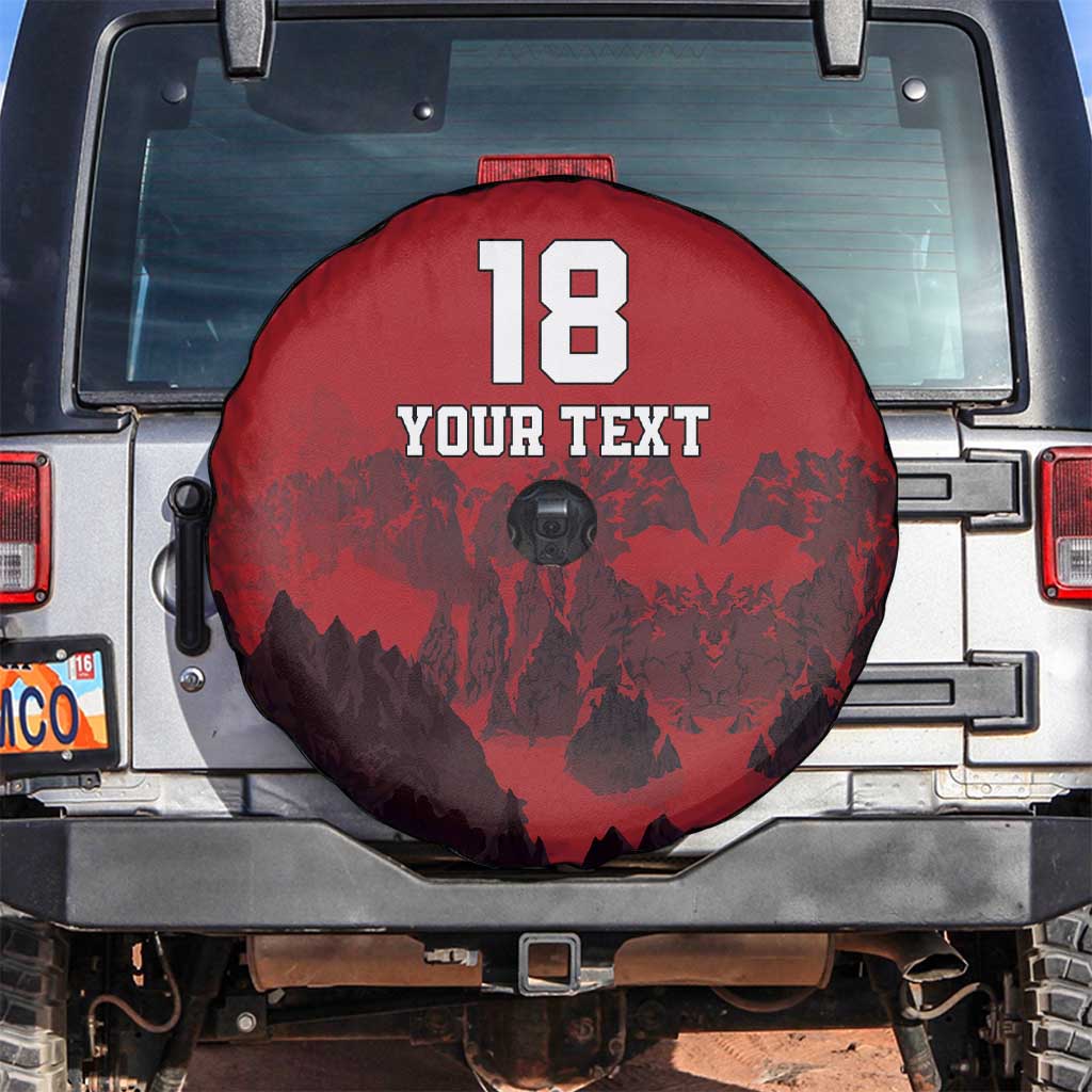 Custom Aosta Valley Spare Tire Cover Mont Blanc Sporty Style LT18