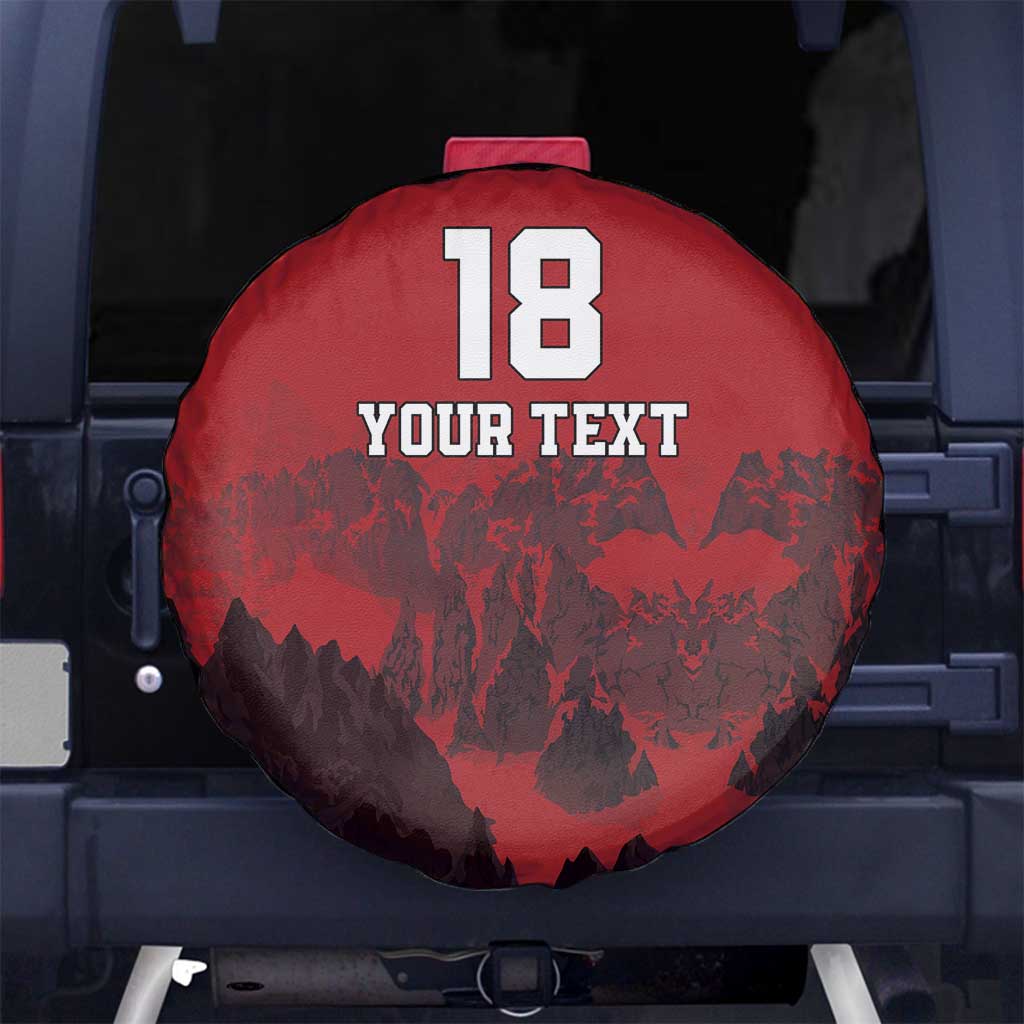 Custom Aosta Valley Spare Tire Cover Mont Blanc Sporty Style LT18