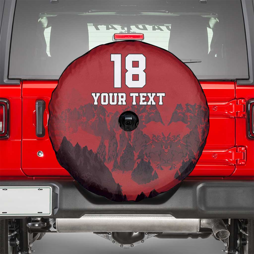 Custom Aosta Valley Spare Tire Cover Mont Blanc Sporty Style LT18