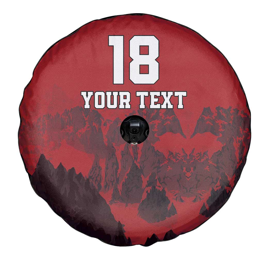 Custom Aosta Valley Spare Tire Cover Mont Blanc Sporty Style LT18