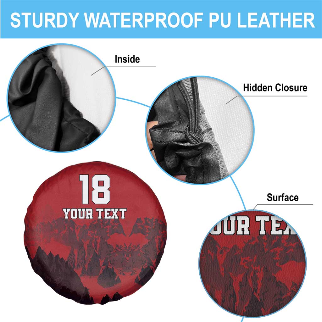 Custom Aosta Valley Spare Tire Cover Mont Blanc Sporty Style LT18