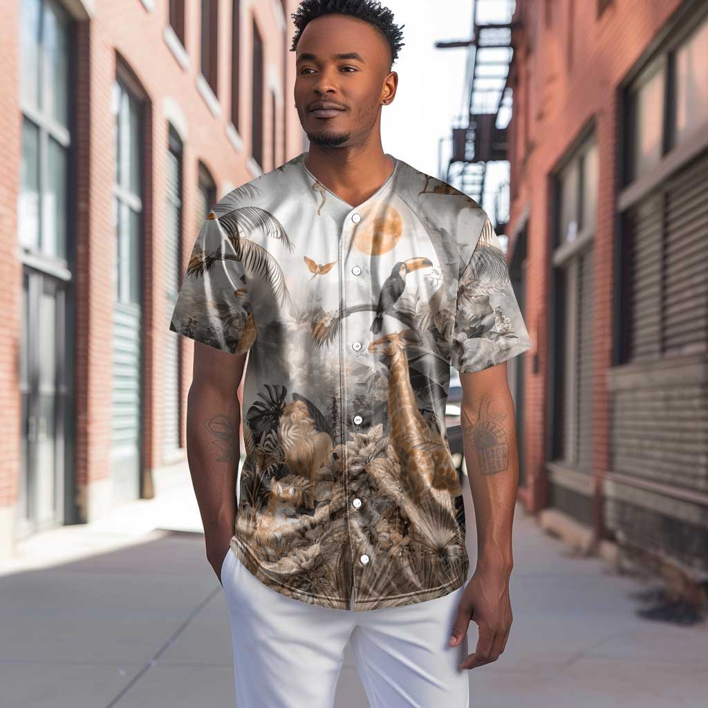 Afro Safari Animals Baseball Jersey LT18