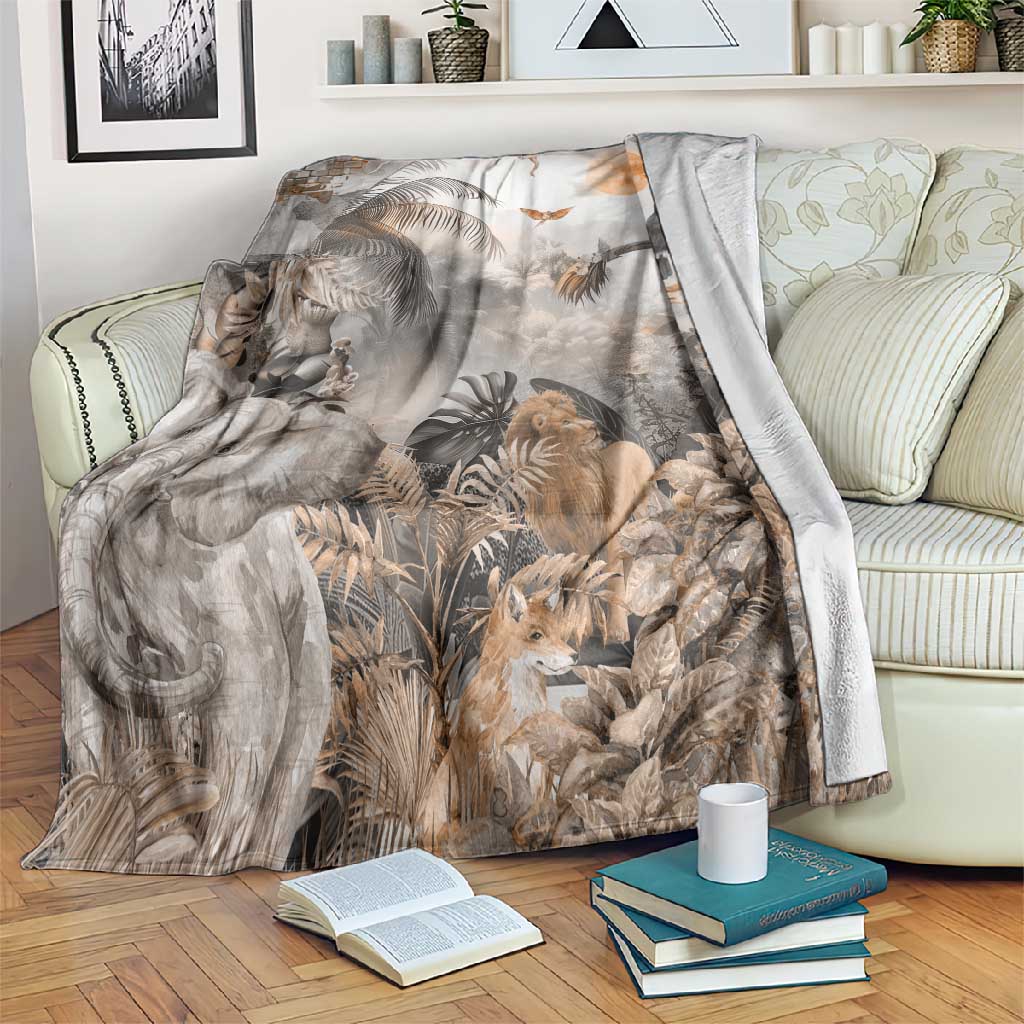 Afro Safari Animals Blanket LT18
