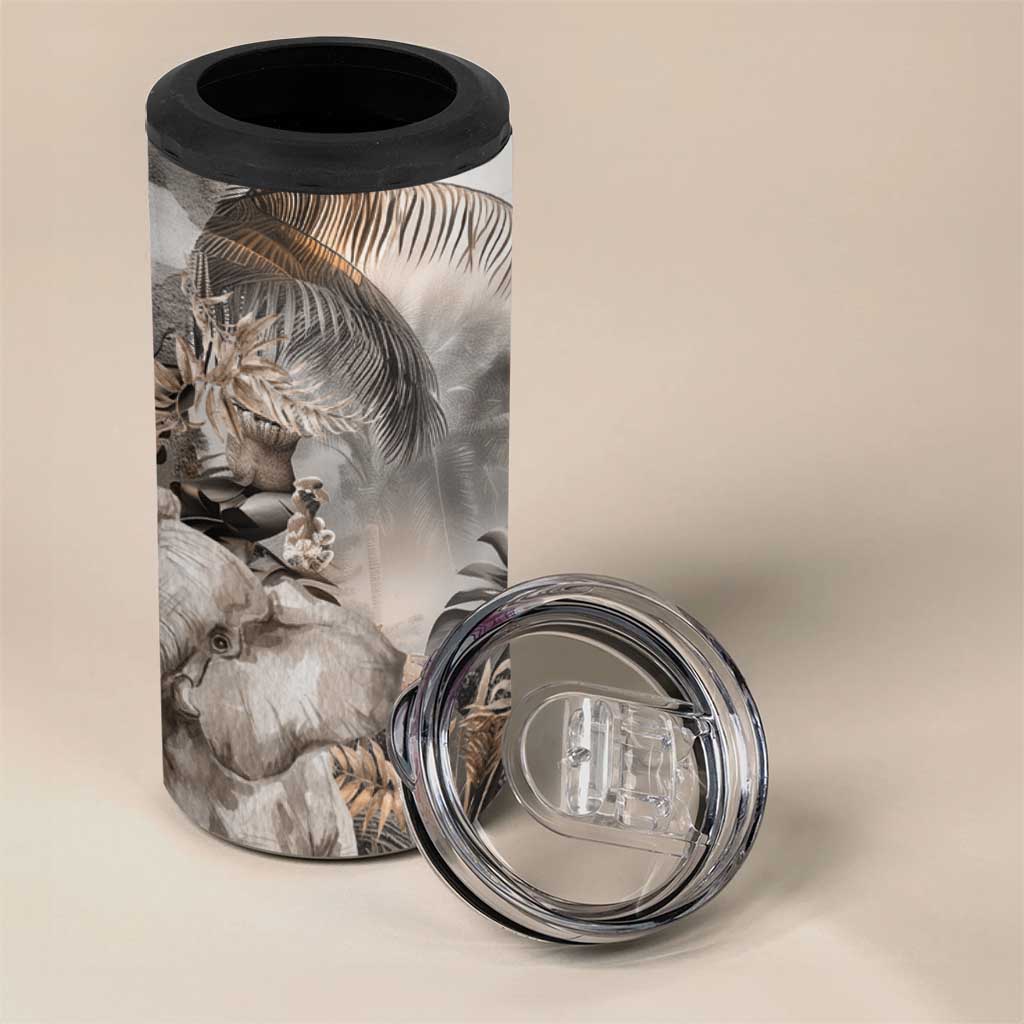 Afro Safari Animals 4 in 1 Can Cooler Tumbler LT18