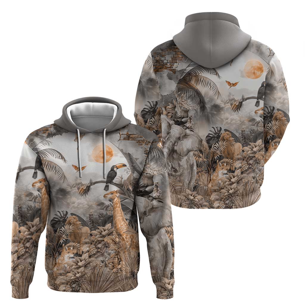 Africa Safari Animals Hoodie LT18