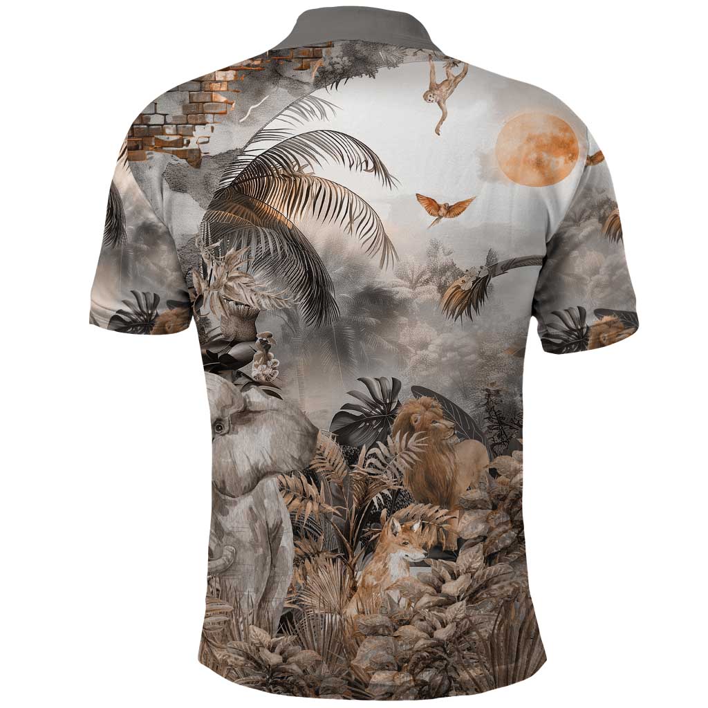 Africa Safari Animals Polo Shirt LT18