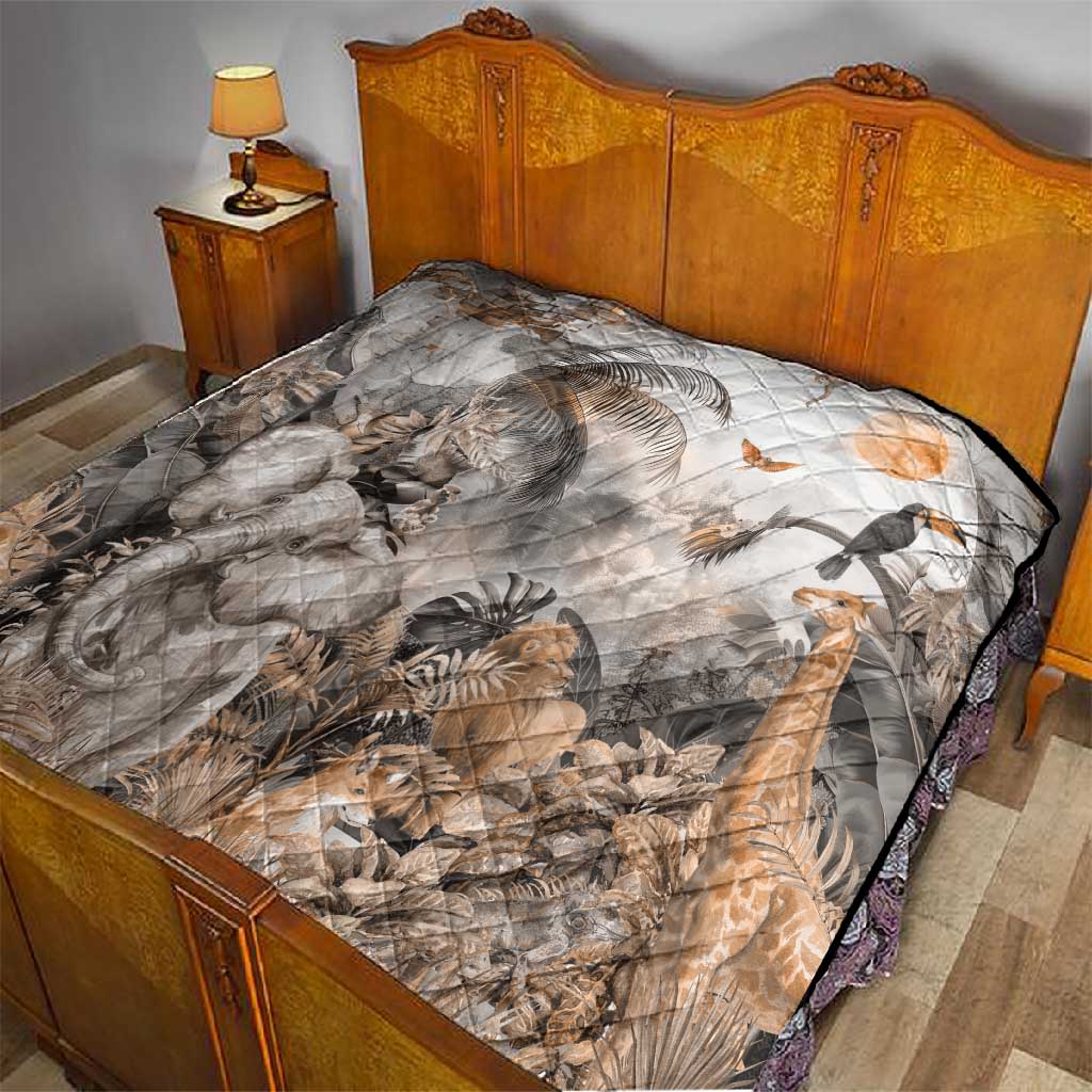 Afro Safari Animals Quilt LT18