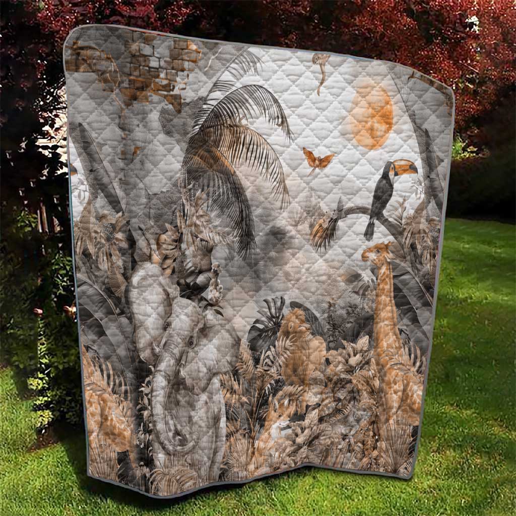 Afro Safari Animals Quilt LT18