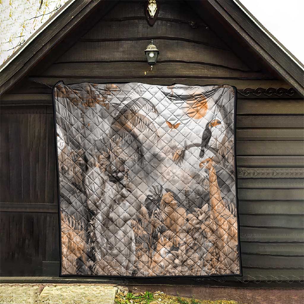 Afro Safari Animals Quilt LT18