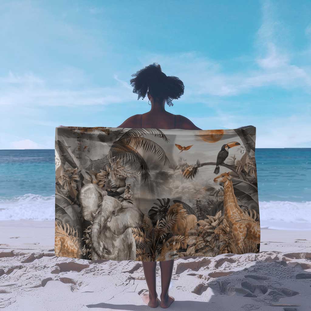Afro Safari Animals Sarong LT18