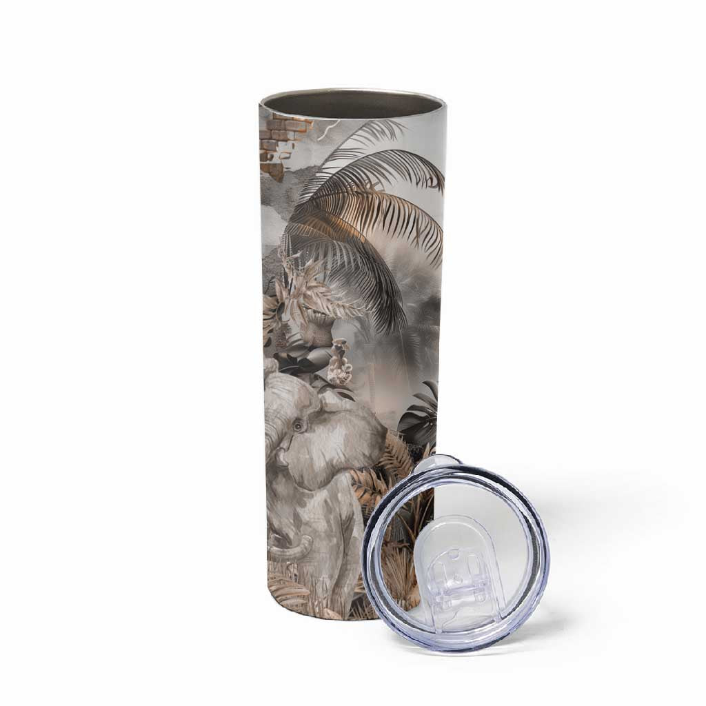 Afro Safari Animals Skinny Tumbler LT18