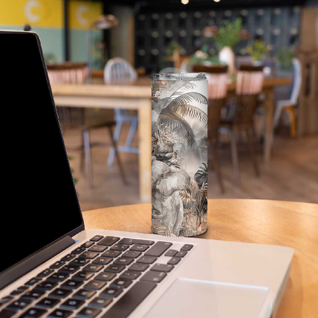 Afro Safari Animals Skinny Tumbler LT18