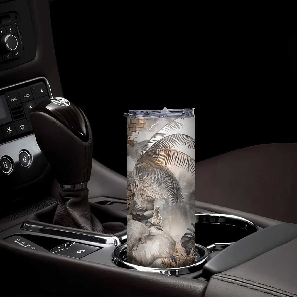 Afro Safari Animals Skinny Tumbler LT18