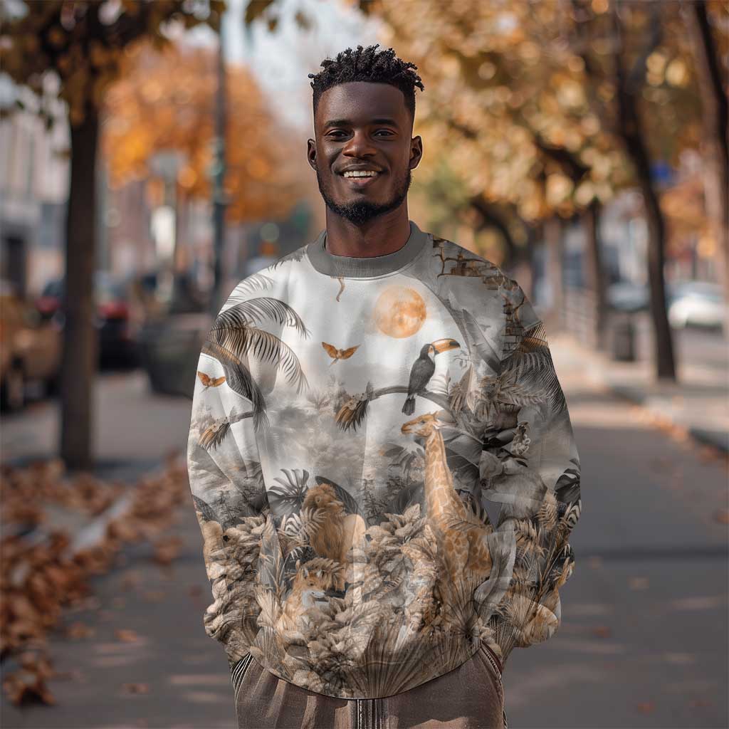 Afro Safari Animals Sweatshirt LT18