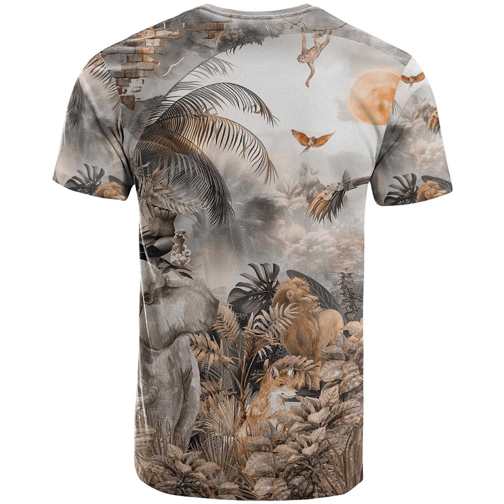 Afro Safari Animals T shirt LT18