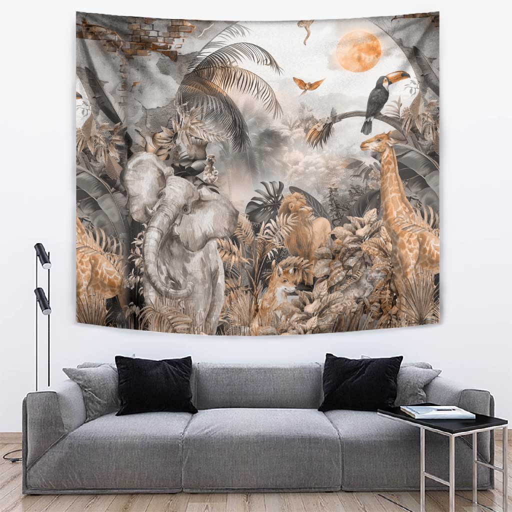 Afro Safari Animals Tapestry LT18