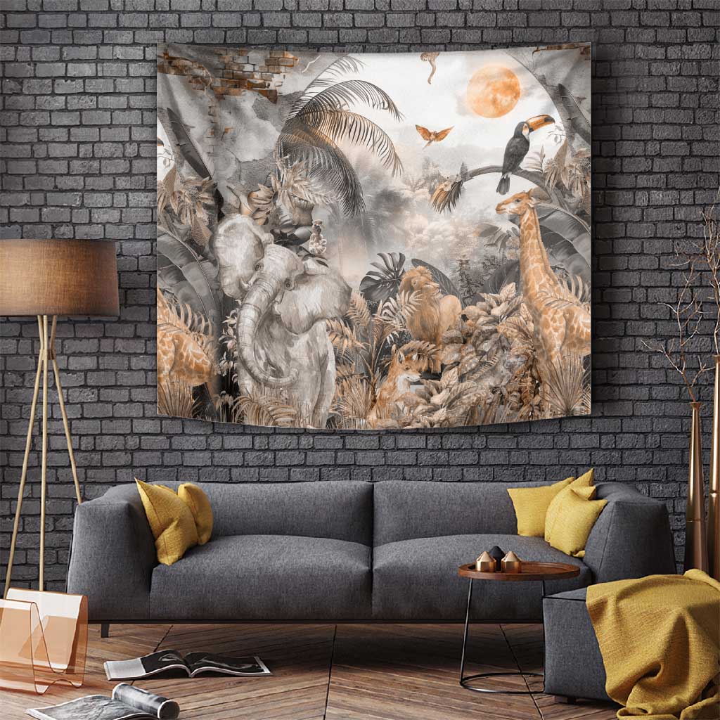 Afro Safari Animals Tapestry LT18