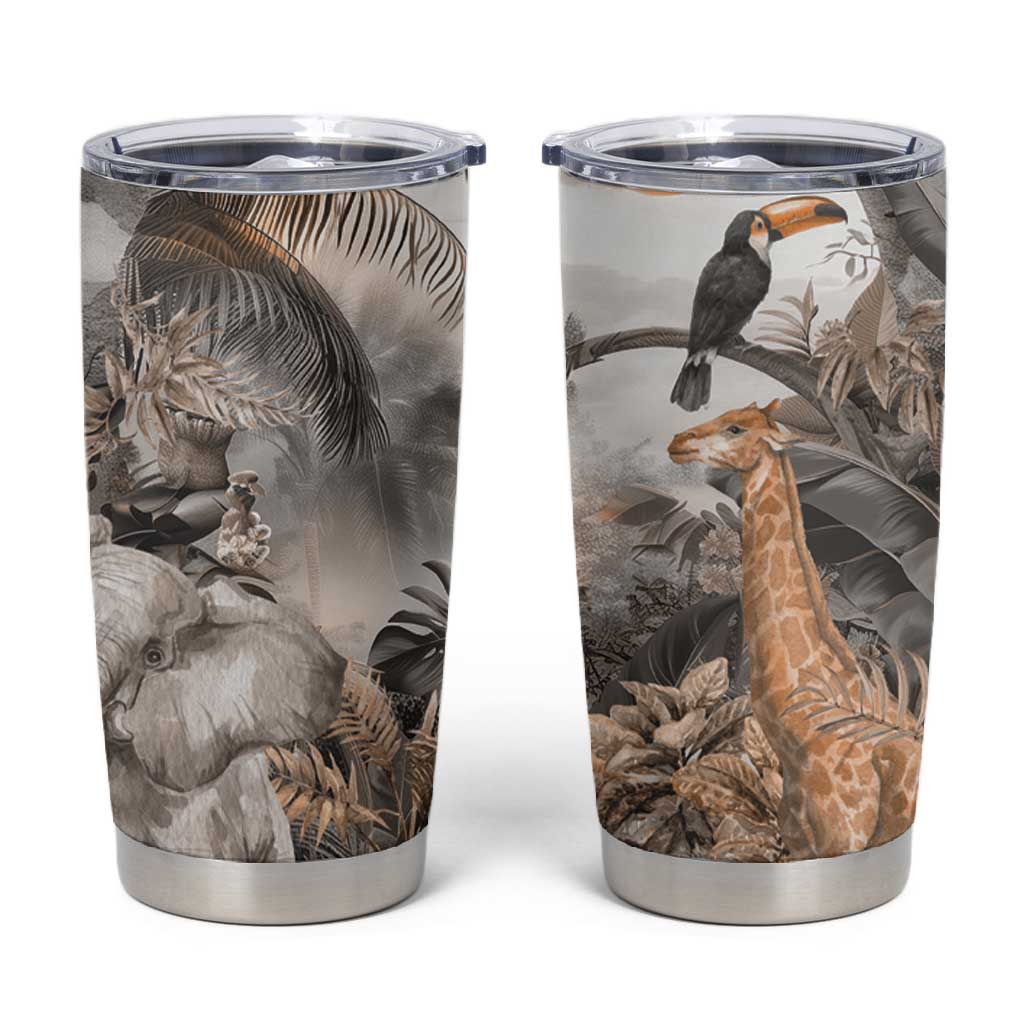 Afro Safari Animals Tumbler Cup LT18