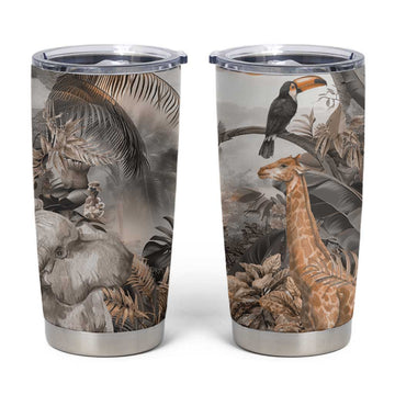 Afro Safari Animals Tumbler Cup LT18