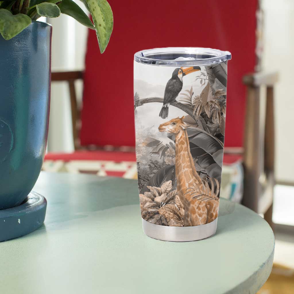 Afro Safari Animals Tumbler Cup LT18