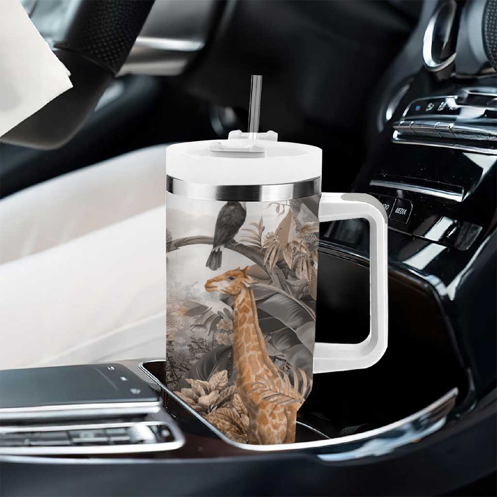 Afro Safari Animals Tumbler With Handle LT18