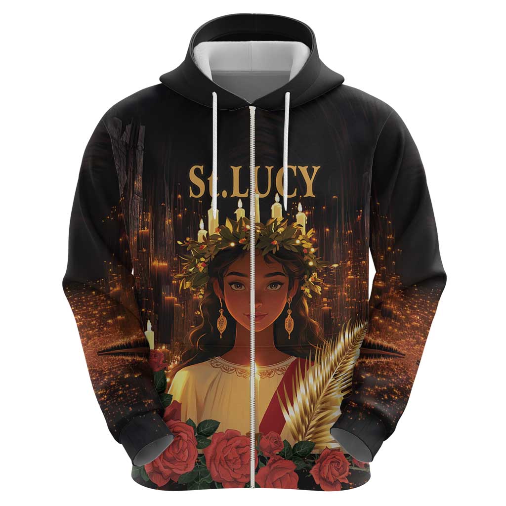 Happy St. Lucy Hoodie Light of Christ LT18