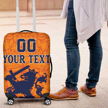 Custom Netherlands Football Luggage Cover Holland Lion LT18