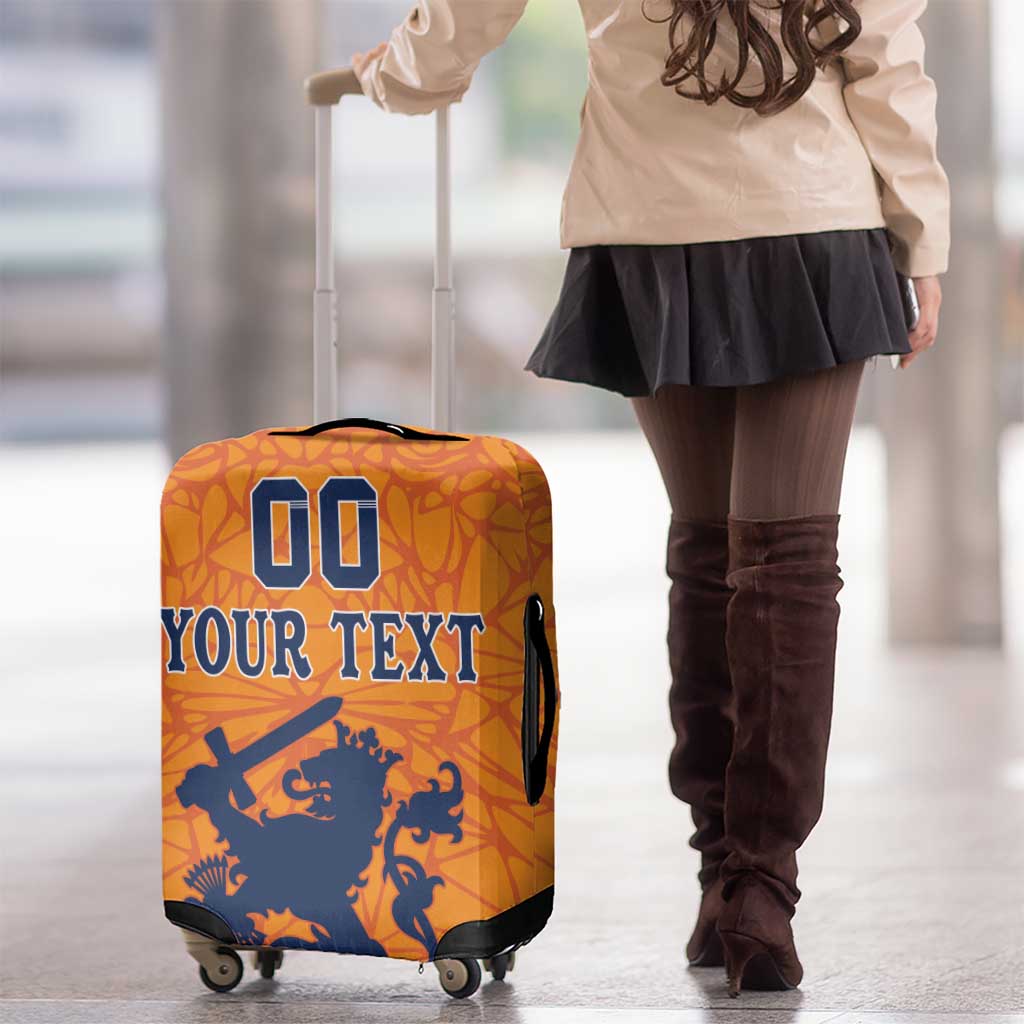 Custom Netherlands Football Luggage Cover Holland Lion LT18