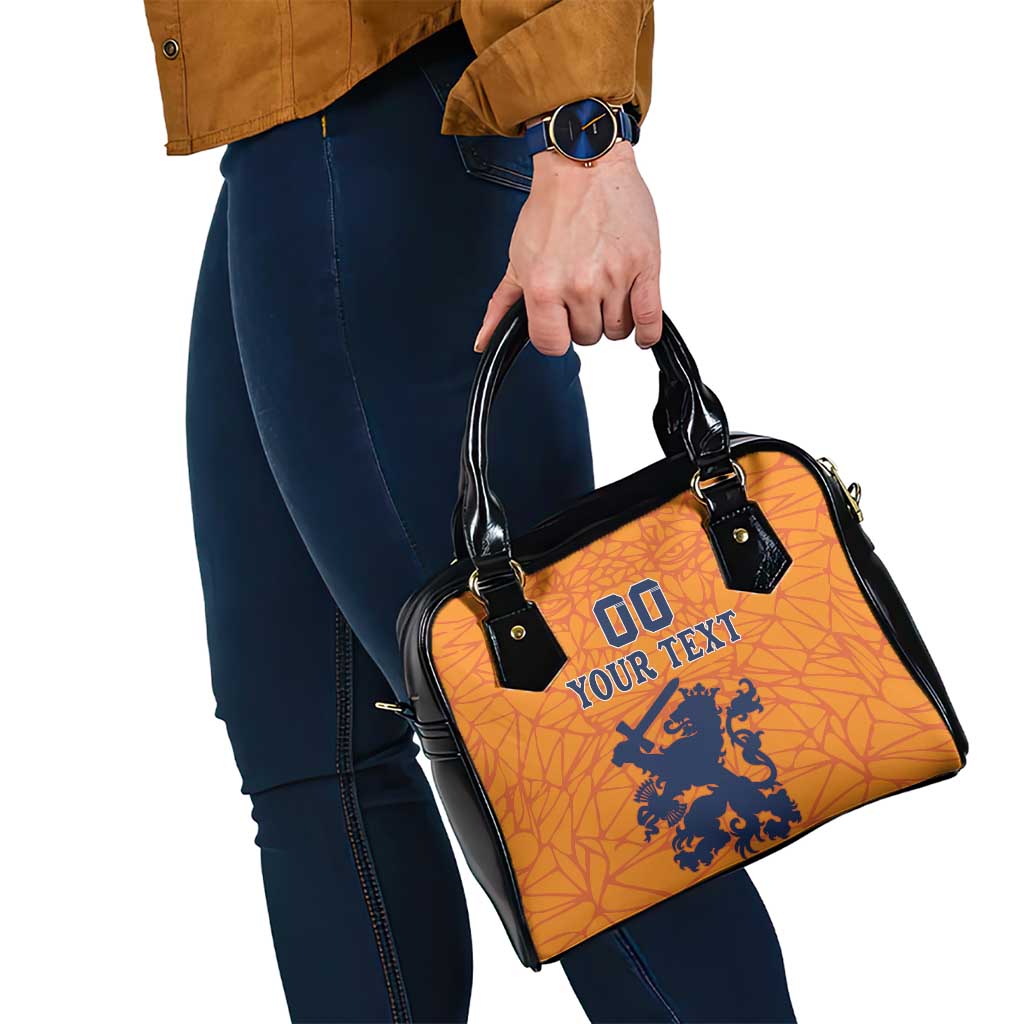 Custom Netherlands Football Shoulder Handbag Holland Lion LT18
