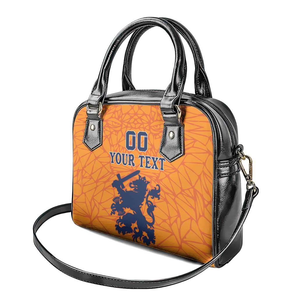 Custom Netherlands Football Shoulder Handbag Holland Lion LT18