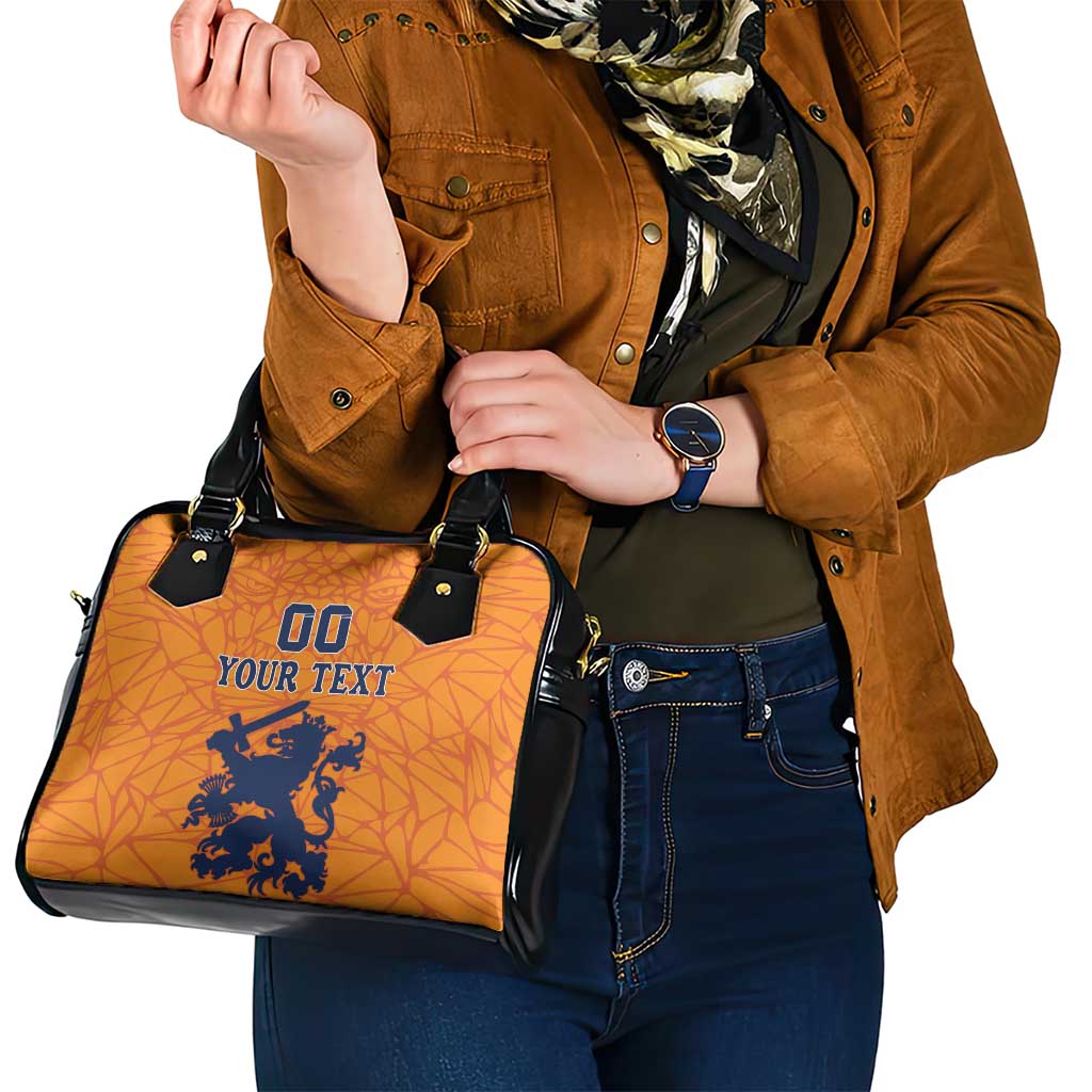 Custom Netherlands Football Shoulder Handbag Holland Lion LT18