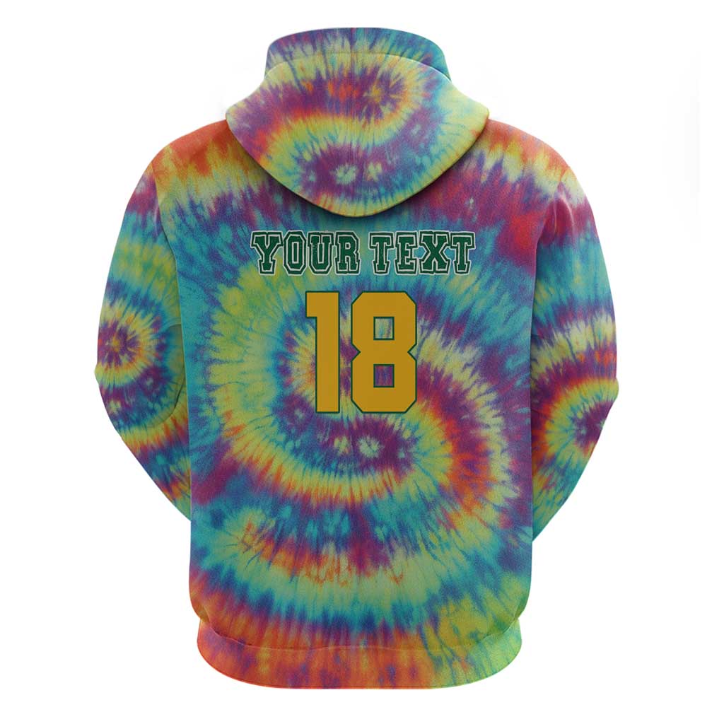 Custom Lithuania Basketball Skeleton 1992 Hoodie Tie Dye Pattern LT18