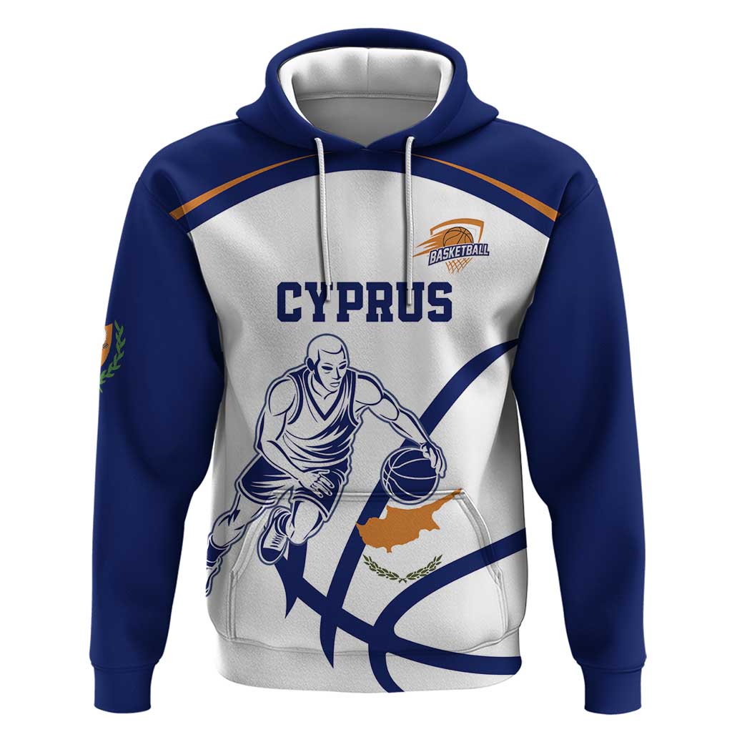 Cyprus Basketball Custom Hoodie Go Champion LT18
