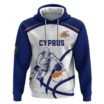 Cyprus Basketball Custom Hoodie Go Champion LT18