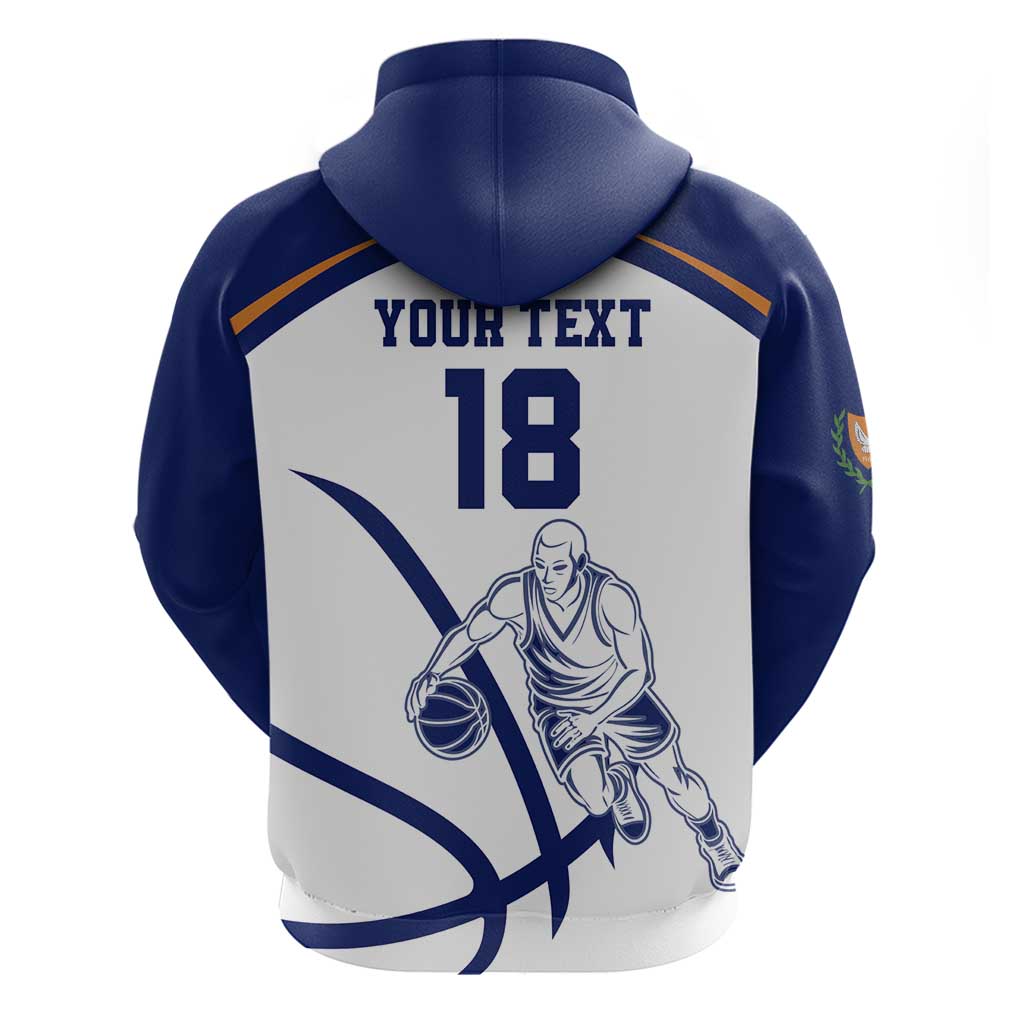 Cyprus Basketball Custom Hoodie Go Champion LT18