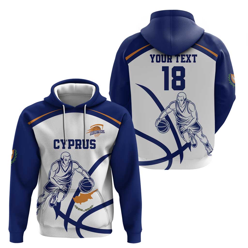 Cyprus Basketball Custom Hoodie Go Champion LT18