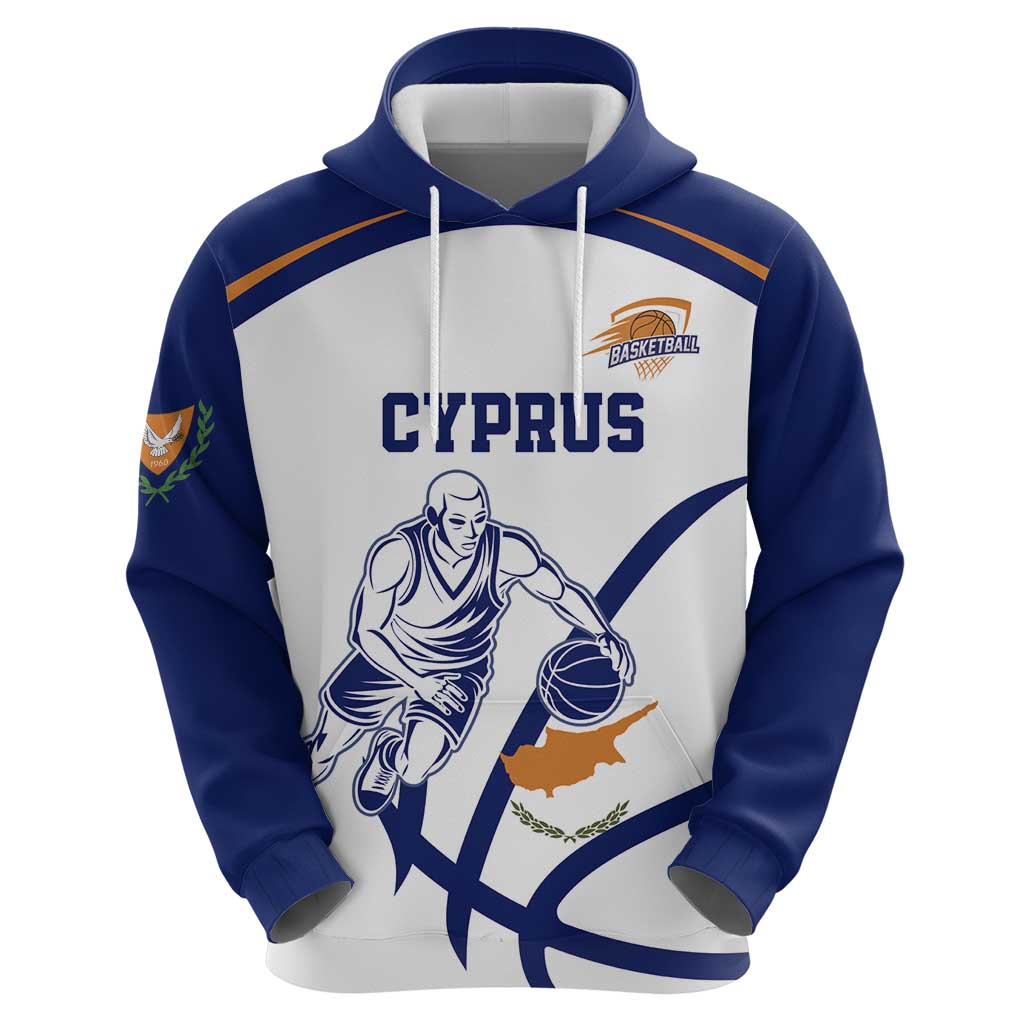 Cyprus Basketball Custom Hoodie Go Champion LT18