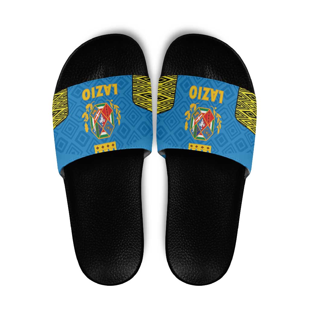 Italy Lazio Slide Sandals Flag Style LT19