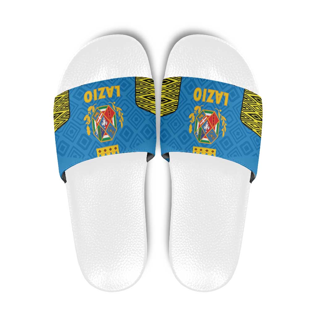 Italy Lazio Slide Sandals Flag Style LT19