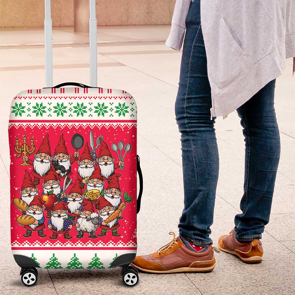 Iceland Christmas Luggage Cover Icelandic Yule Lads LT19