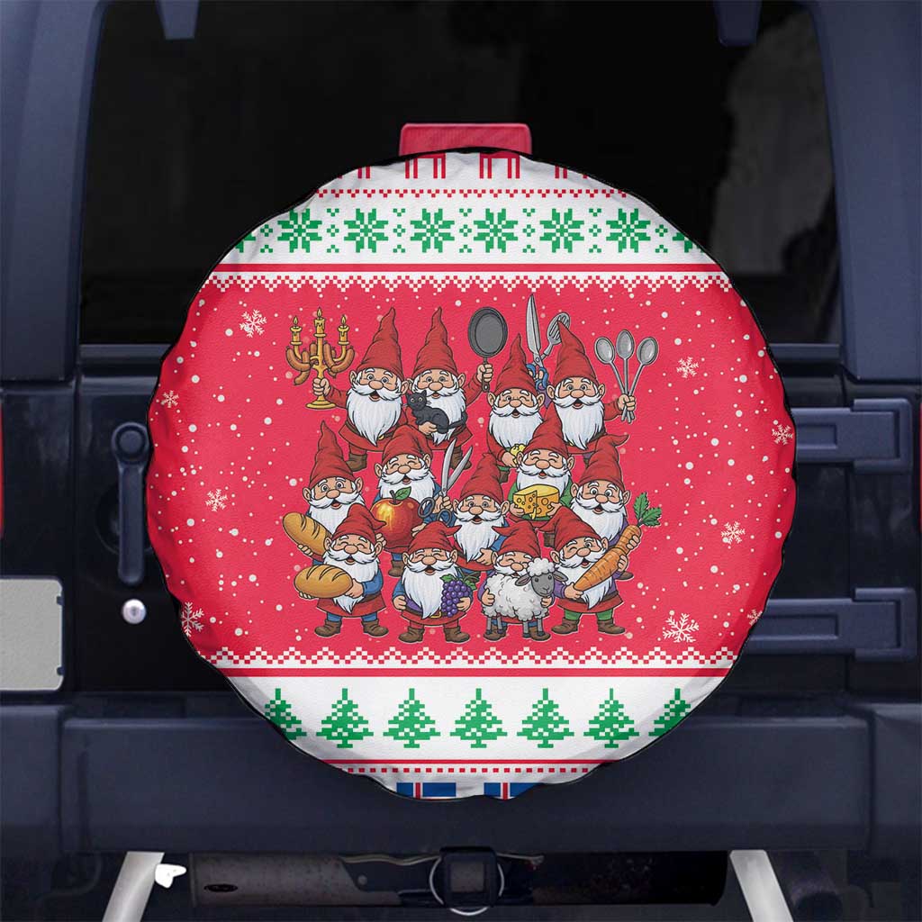 Iceland Christmas Spare Tire Cover Icelandic Yule Lads LT19
