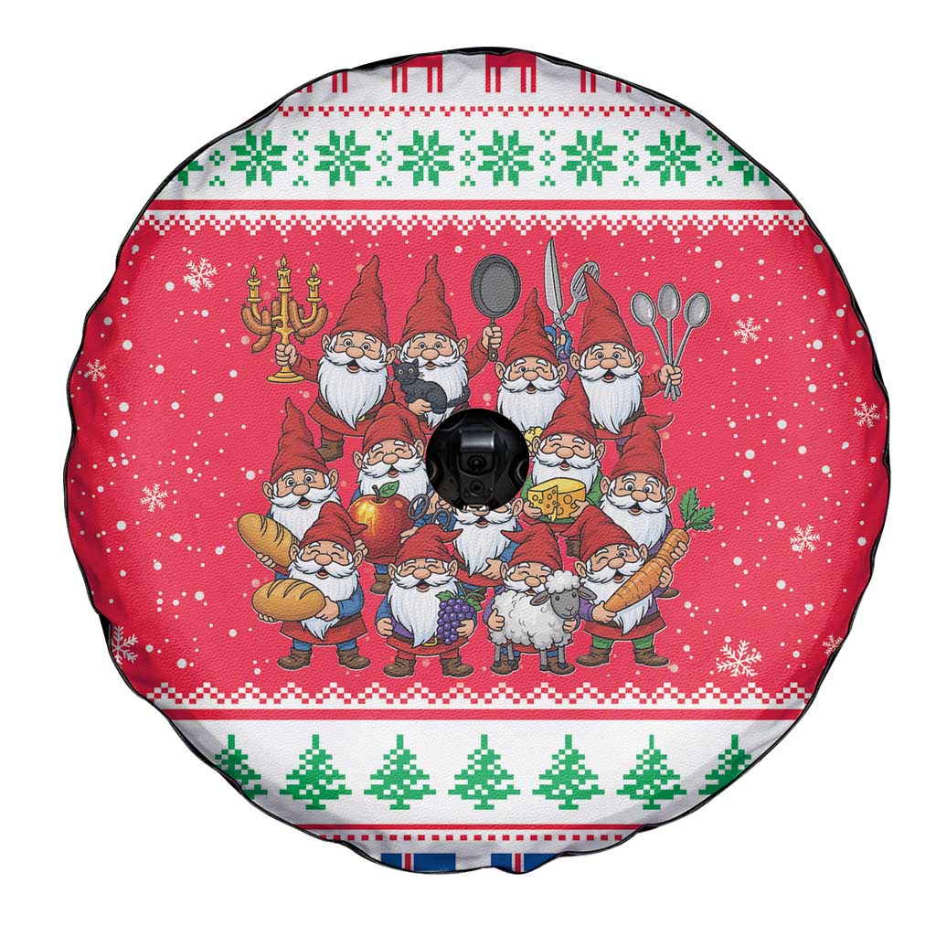 Iceland Christmas Spare Tire Cover Icelandic Yule Lads LT19
