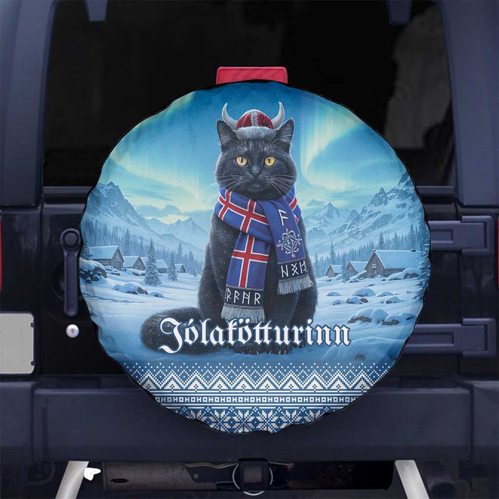 Iceland Christmas Spare Tire Cover Icelandic Yule Cat LT19